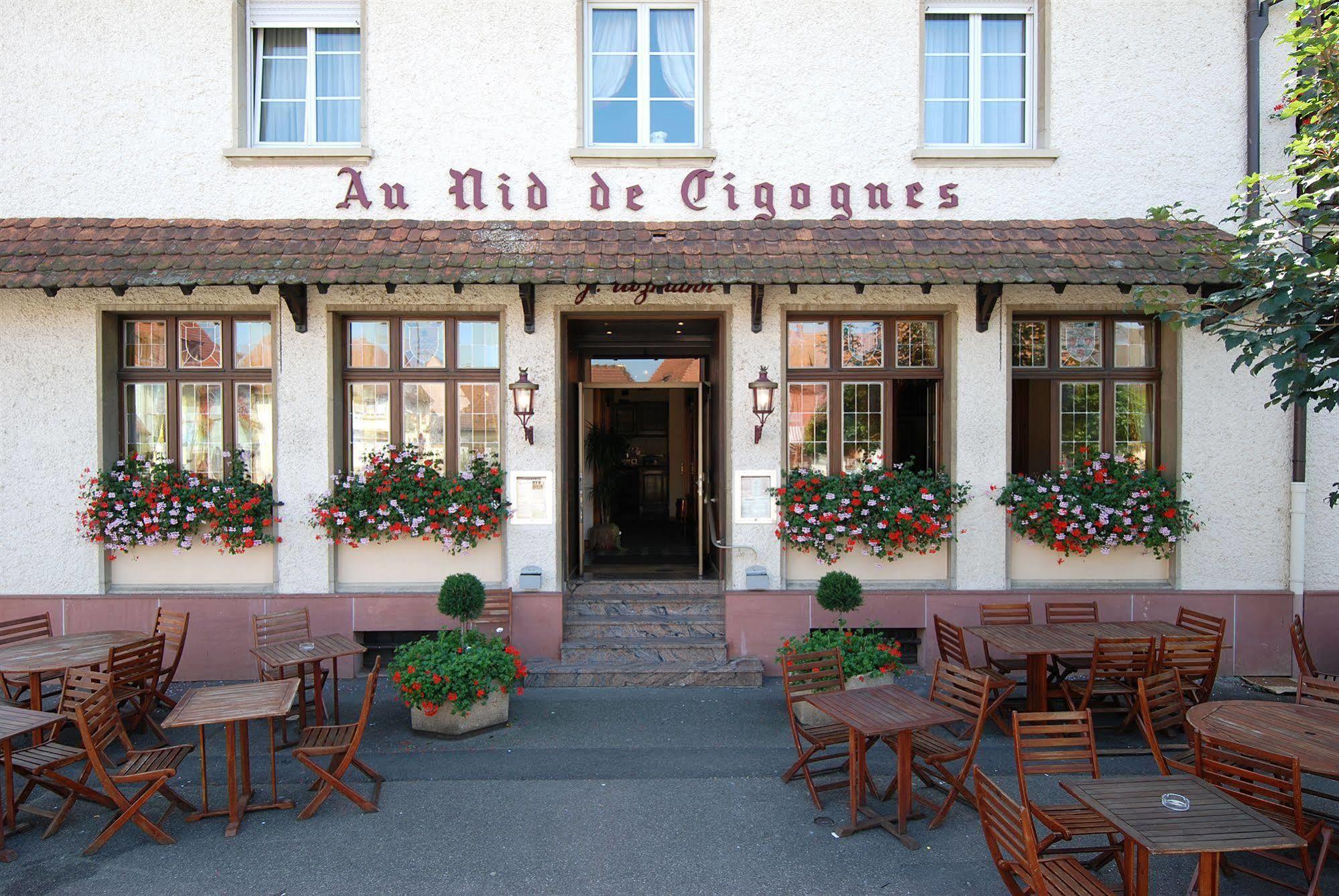 Hotel Au Nid De Cigognes Ostheim Eksteriør bilde